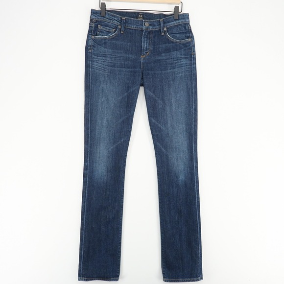 Citizens of Humanity Jeans Womens 29 Blue Elson Mid Rise Straight Leg Stretch - Picture 1 of 13
